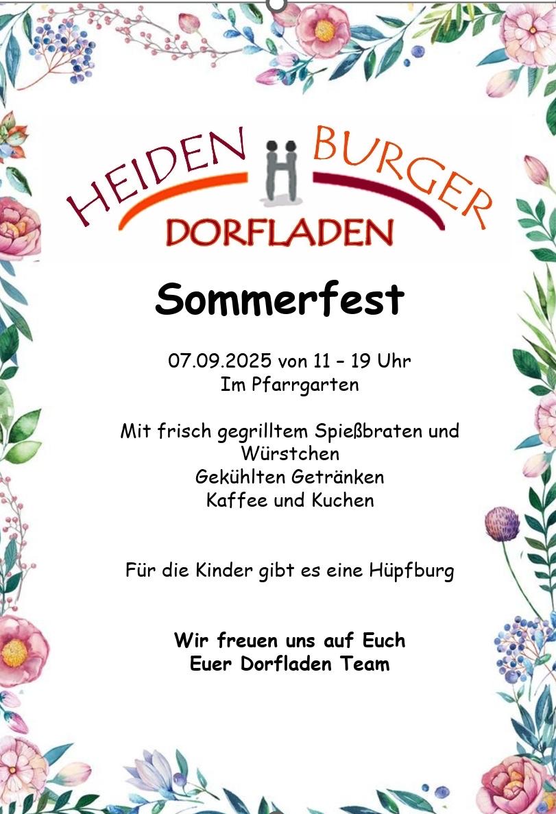 Sommerfest 2025
